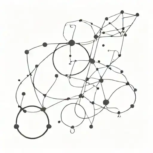 constellation for capricorn, leo, pisces, and gemini tattoo design idea