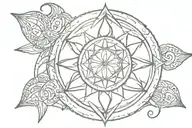 trust your intuition symbol   tattoo design idea