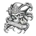 Davy jones tattoo upper arm tattoo design idea