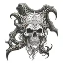 Davy jones tattoo upper arm tattoo design idea