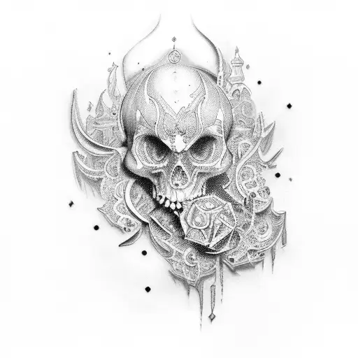 serbian monestery tattoo design idea