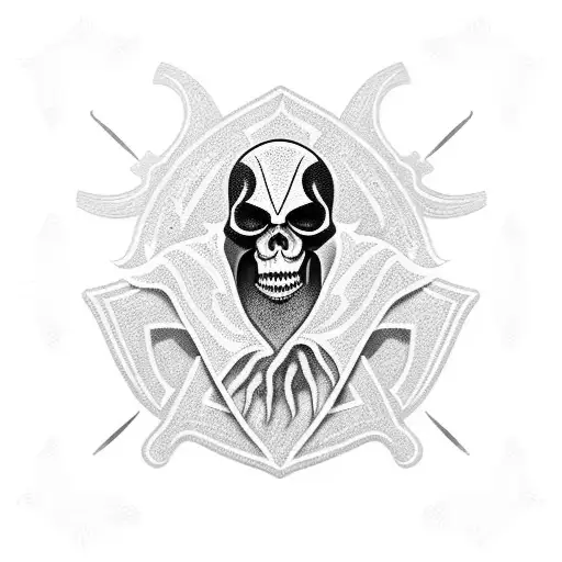 Grim Reaper tattoo design idea