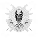 Grim Reaper tattoo design idea