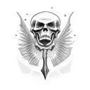 Grim Reaper tattoo design idea