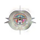 egyptian hieroglyph style including ankh and winged sun tattoo design idea