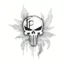 punisher tattoo design idea