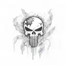 punisher tattoo design idea