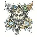 ashkenazi jew, italian, french, german  tattoo design idea