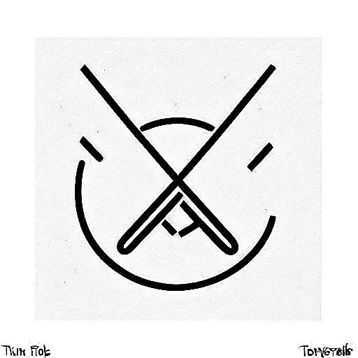 tuning fork tattoo design idea