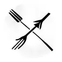 pitch fork tattoo design idea