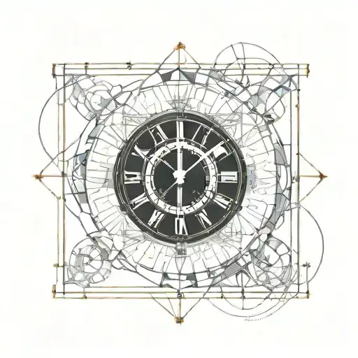 1:18 text in the style of a digital alarm clock tattoo design idea