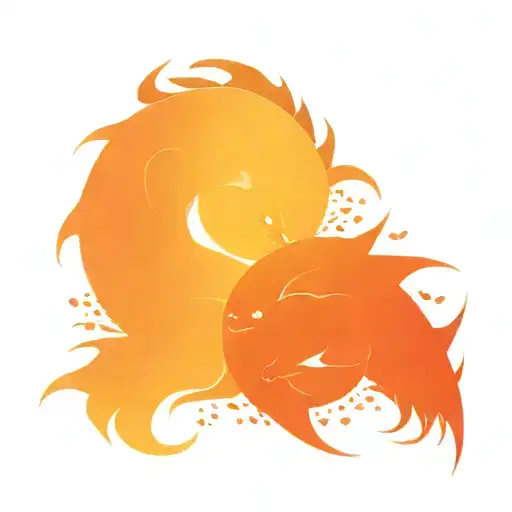 Two dragons, Toothless (the Night Fury) and Light Fury, intertwined to form a yin-yang symbol tattoo design idea