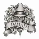 memorial for dad tattoo design idea