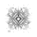 chakra spiritual  tattoo design idea