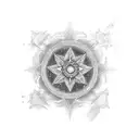 chakra spiritual  tattoo design idea