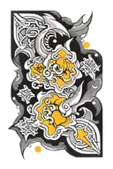 aggressive tattoo design idea