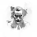 the joker joaquin phoenix tattoo tattoo design idea