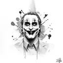 the joker joaquin phoenix tattoo tattoo design idea