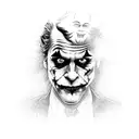 the joker joaquin phoenix tattoo tattoo design idea