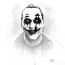 the joker joaquin phoenix tattoo tattoo design idea
