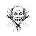 heath ledger joker full body tattoo design idea
