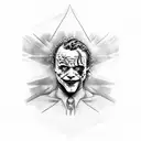 heath ledger joker tattoo design idea