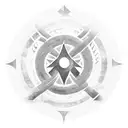 A creative representation of the CID logo intertwined with elements symbolizing family tattoo design idea