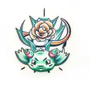 bulbasaur tattoo design idea