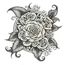 one day at a time tattoo design idea