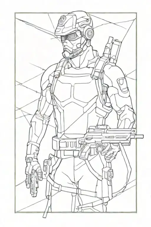 deus ex military special forces tattoo design idea