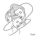 Lesbian tattoo design idea