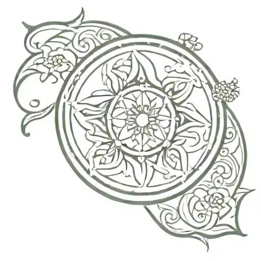 neda symbol tattoo design idea