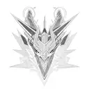 Cyber Dragon, with electricity tattoo design idea