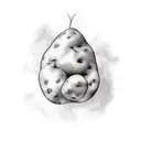 potato  tattoo design idea