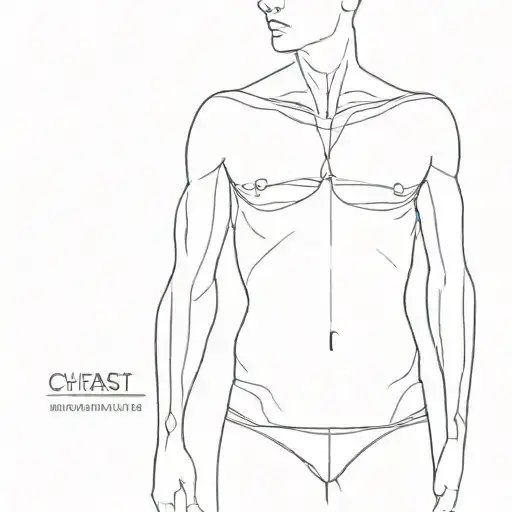 Medium size chest tattoo design idea