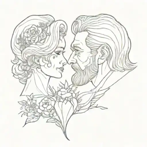 birthday of my father (December 20, 1985) and my mother (May 26, 1986) tattoo design idea
