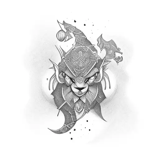 Shango tattoo design idea