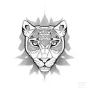 Jaguar tattoo design idea