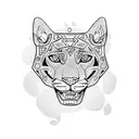 Jaguar tattoo design idea