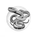 snake on finger tattoo design idea