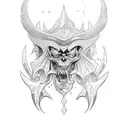 hades lance tattoo design idea