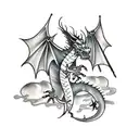 dragon slayer  tattoo design idea