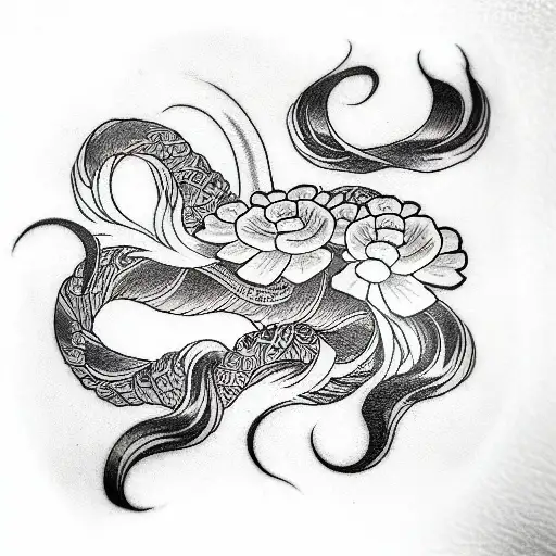 30+ Best Black & White One Piece Tattoo Design Ideas - Saved Tattoo