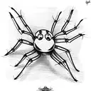 Spider tattoo design idea