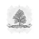 money trees tattoo design idea