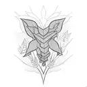 money trees tattoo design idea