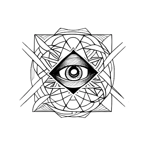 All Seeing Eye tattoo design idea
