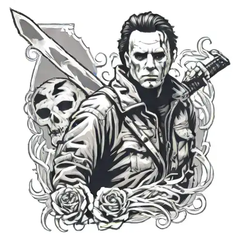 Michael Myers tattoo design idea