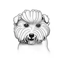 bichon maltes tattoo design idea