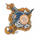 houston astros  tattoo design idea